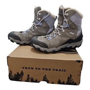 3M Thinsulate Women's Winter Boots - Brown and White